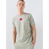 Hugo Diragolino212 Centre Patch Logo T-Shirt - Light Green