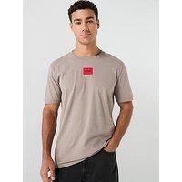 Hugo Diragolino212 Centre Patch Logo T-Shirt - Light Brown