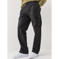 Hugo Craysen261 Straight Fit Cargo Trousers - Black