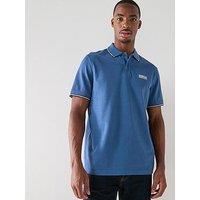 Barbour International Exclusive Evan Tipped Polo Shirt - Blue