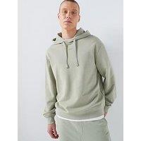 Hugo Dapo Relaxed Fit Overhead Hoodie - Light Green