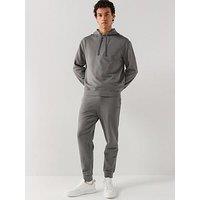 Hugo Dapodayote Jersey Overhead Tracksuit - Dark Grey