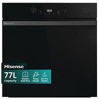 Hisense Hi4 Blackline Bsa66226Adbguk Built In Electric Single Steam Add Plus Oven - Jet Black