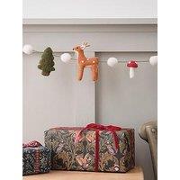 Lights4Fun 1.8M Winter Woodland Felt Garland