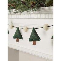 Lights4Fun Felt Tree Christmas Garland