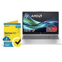 Hp 15Fc0051Na - 15.6 In - Amd Ryzen 7 - 16Gb Ram - 512Gb - Silver - With Norton 360 - Laptop Only