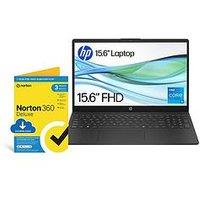 Hp 15Fd0064Na - 15.6 In - Intel Core I5 - 8Gb Ram - 256Gb Ssd - Black - With Norton 360 - Laptop + Microsoft 365 Personal 1 Year