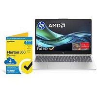 Hp 15Fc0049Na - 15.6 In - Amd Ryzen 5 - 16Gb Ram - 512Gb - Silver - With Norton 360 - Laptop + Microsoft 365 Personal 1 Year