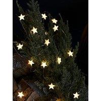 Lights4Fun 50 Warm White Star Outdoor Micro Fairy Lights