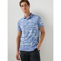 Boss Pl_Active Repeat Slim Fit Polo Shirt - Light Blue