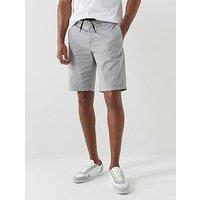 Boss Chino Tapered Drawstring Shorts - Silver
