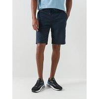 Boss Chino Tapered Drawstring Shorts - Dark Blue