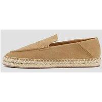 Boss Madeira Moccasin Suede Espadrilles - Beige