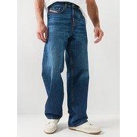Diesel D-Macro Baggy Loose Fit Jeans - Blue