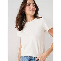 Guess Short Sleeve Baby Baker Tee - Cream