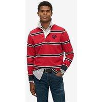Superdry Superdry Vintage Athletic Rugby Long Sleeve T-Shirt - Red