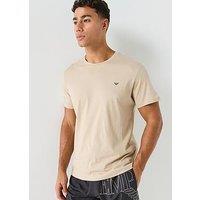 Emporio Armani Bodywear Crew Neck T-Shirt - Beige