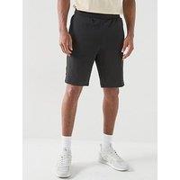 Ea7 Emporio Armani Train Taped Sleeve Bermuda Shorts - Black