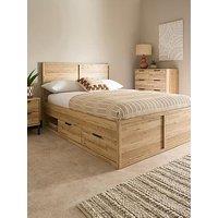 The Very Collection Harlem Storage Bed With Mattress Options (Buy & Save!) - Fsc Certified - Bed Frame With Microquilt Mattress