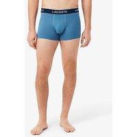 Lacoste 3 Pack Cotton Trunks - Multi