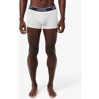 Lacoste 3 Pack Cotton Trunks - Multi