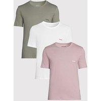 Hugo Bodywear Triplet 3 Pack Loungewear T-Shirts - Assorted