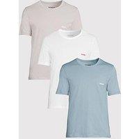 Hugo Bodywear Triplet 3 Pack Loungewear T-Shirts - Assorted