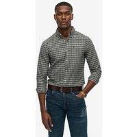 Superdry Superdry Premium Check Print Oxofrd Long Sleeve Shirt