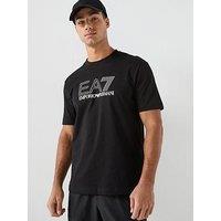 Ea7 Emporio Armani Train Visibility T-Shirt - Black