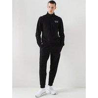 Ea7 Emporio Armani Train Visibility 1/4 Zip Tracksuit - Black