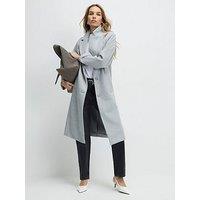 River Island Unlined Core Sb Coat - Grey