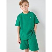 Calvin Klein Jeans Boys Ottoman Short Sleeve T-Shirt And Short Set - Green
