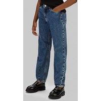 Calvin Klein Jeans Girls Barrel Beckford Wash Jeans - Blue