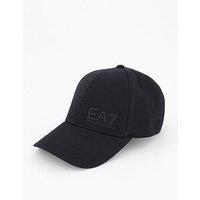 Ea7 Emporio Armani Logo Baseball Cap - Black
