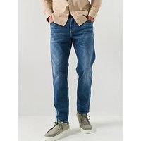 Boss C-Remaine Relaxed Fit Cotton Stretch Jeans - Light Wash
