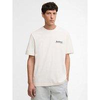 Barbour Wildfell Back Graphic Relaxed Fit T-Shirt - Off White