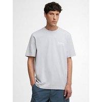 Barbour Wildfell Back Graphic Relaxed Fit T-Shirt - Light Blue