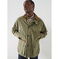 Barbour Icons Bedale Longer Length Casual Jacket - Dark Khaki