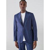 Barbour Willowtree Linen Blend Blazer - Navy