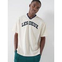 Les Deux Bronson Mesh T-Shirt - Off White