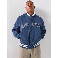 Les Deux Varsity Tech Jacket - Blue