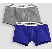 Calvin Klein Boys 2 Pack Modern Cotton Trunk