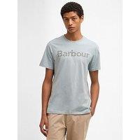 Barbour Kilnwick Tartan Logo T-Shirt - Blue