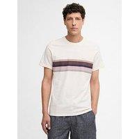 Barbour Newsham Stripe T-Shirt - White