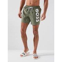 Boss Octopus Swim Shorts - Dark Green