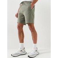 Boss Sewalk Jersey Shorts - Dark Khaki