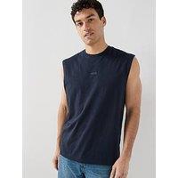 Boss Logo Vest - Dark Blue
