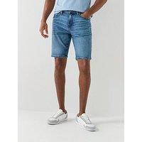 Boss Remaine Bo Regular Fit Denim Shorts - Mid Wash