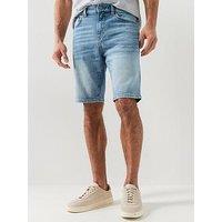 Boss Remaine Bo Regular Fit Denim Shorts - Light Wash