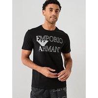 Emporio Armani Bodywear Bold Logo Crew Neck T-Shirt - Black